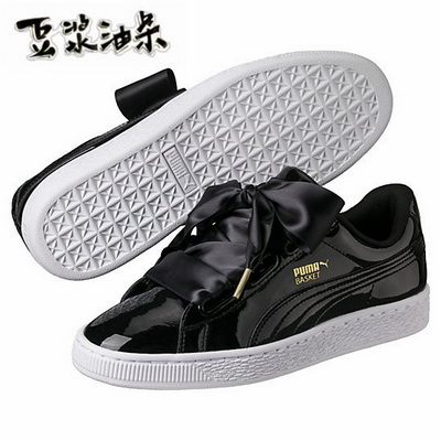 Puma Suede Basket Heart Women Shoes--003